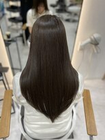 ジーナ 博多筑紫口(Zina) オリーブグレージュ×レイヤーカット/博多美容室/博多髪質改善
