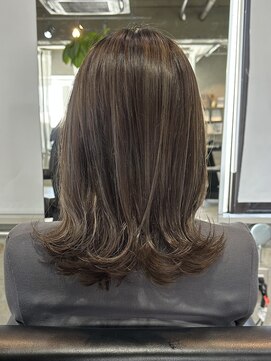 ラック(LUCK) シークレットハイライト/船橋/くすみベージュ/細めハイライト