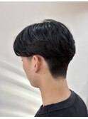 毛流れマッシュ
