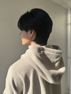 メンズのショートウルフ