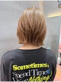 大人ガーリー/白髪前髪/ショートボブ/20代30代40代50代