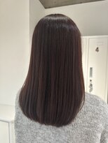 ヘアデザイン アニー(Hair Design Annie) ストレートヘア×ココアブラウン