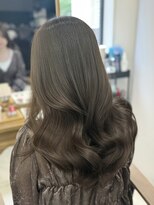 ハピネス 梅田茶屋町店(HAPPINESS)&nbsp;オリーブブラウン/韓国ヘア/ブリーチなし/レイヤーカット