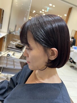 ピークアブー アヴェダ アトレ恵比寿(PEEK-A-BOO AVEDA) ダークパープル×ボブ