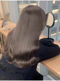 ブリーチなしグレージュ