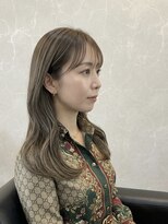 インテグリ オオタ(INTEGRI oota)&nbsp;大人可愛いベージュ＊顔周りレイヤー×透明感カラーで小顔見せ