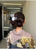 【福山市/chartreuse】卒業式ヘアセット&着付