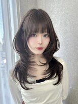 マウルルナ(MAEUL luna)&nbsp;ハッシュカット　顔まわり　縮毛矯正　u24  韓国　名古屋栄