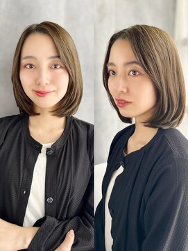 ラピス 新宿店(Lapis) 白髪カバー × 上質ツヤミディ[新宿/新宿駅/新宿]