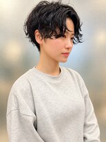 ラウンジ モリオ イケブクロ(Lounge MORIO Ikebukuro)&nbsp;【morio】綺麗でかっこいい黒髪ショート♪