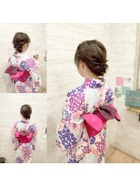 ヘアーアンドネイルサロンブルー(hair & nail salon BLUE)&nbsp;浴衣セット