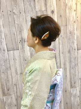 ヘアースペース ムーン(Hair Space MOON) 入学入園大人のヘアーセット着付けは北区表町のムーンにどうぞ！