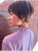 20代30代40代 サイドシルエット×丸みショート