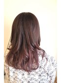 京都・西院cuculehair　ピンクグラデーション