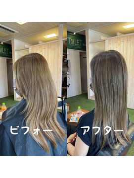 スミカ(sumica) #ブリーチあり #グレージュ #色落ち楽しむ