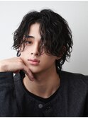 ミディアム ツイストスパイラルパーマ 波巻きパーマ