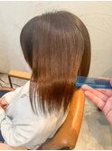【tetote山口のサロンスタイル】髪質改善☆艶ストレート