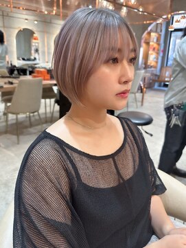 ロンド エスポワール 錦糸町(Lond espoir) ☆グランマッシュ/オリーブグレー/ショート/ヘイリーボブ/前髪15