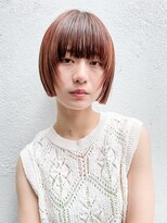 ミィ 表参道(mee.)&nbsp;マチルダボブ/ピンクベージュ/インナーグレージュ　ハセガワ