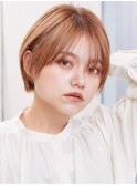 うざバングのハンサムショート