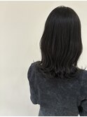 【MAO】暗髪透明感/アッシュグレー/くびれミディアム