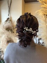 ヘアクリエイションソウル(Hair creation Sowl)&nbsp;【 Sowl 】ラフなシニヨンスタイル