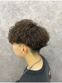 刈り上げマッシュ【波巻きスパイラル】