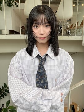 アクアオモテサンドウ(ACQUA omotesando) ◇小顔になれるミディアムウルフ