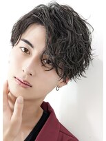 オーシャントーキョー ウエスト 心斎橋(OCEAN TOKYO WEST) 波巻きパーマツイストスパイラルパーマツーブロックウルフ