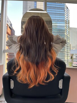 ジエクト ヴィシア(The Ect VIXIA) 裾カラー/グラデーションカラー/オレンジカラー/オレンジ