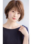 大人かわいいショートボブ