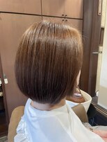 穀雨(Kokuu)&nbsp;ボブ×オレンジベージュ