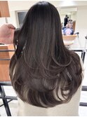 ハイライトバレイヤージュダブルカラーケアブリーチ30代40代