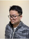 メンズカット アップバング 清潔感◎