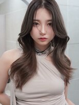 アンジェリカラボ 梅田店(ANGELICA LABO)&nbsp;レイヤーカット×イルミナカラー×くびれヘア×透明感【川又】