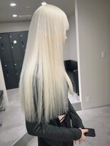 ベレーザ 渋谷神南(Beleza)&nbsp;7920ブリーチ＆ダブルカラーホワイトブロンドハイトーンカラー