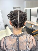 ジーニー 横浜(giinii)&nbsp;ヘアセット_カチモリヘア_ボブアレンジ