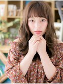 ミルクティーアッシュ小顔韓国風毛先パーマh4北浦和10代20代30代