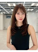 20代30代40代◎韓国ヘアー顔周りレイヤー似合わせカットロブ