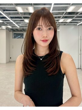 ユーフォリア エヌ 池袋サンシャイン通り店(Euphoria +n) 20代30代40代◎韓国ヘアー顔周りレイヤー似合わせカットロブ