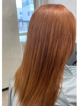 テーラヘアー 蘇我2号店(TELA HAIR) オレンジベージュ！