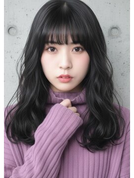 ヘアサロンエム 渋谷店(HAIR SALON M) 韓国前髪×グレージュオリーブカラー顔周りレイヤーくびれボブ