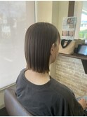 切りっぱなしボブ