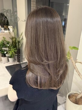 ミズチャーム(Ms.CHARM) グレージュ/韓国ヘア/レイヤー/ブリーチなし