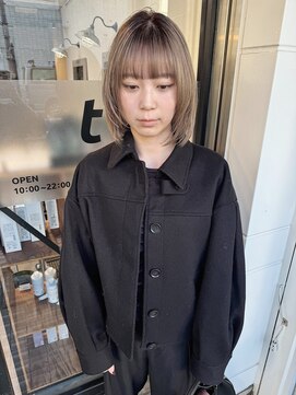 ナット(Nat) ハイトーンベージュ×レイヤー