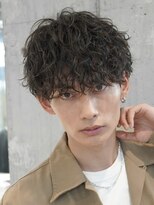 フィフス 大分(fifth) 大分ツイストスパイラルパーマメンズカット長めラウンドマッシュ