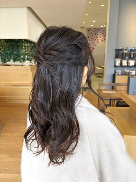 サラ ビューティ サイト 春日(SARA Beauty sight) ゆるふわ♪ハーフアップアレンジ/お呼ばれヘア