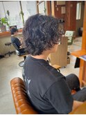 【山本智文】メンズミディアムパーマ