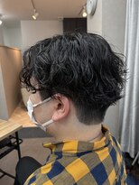 ヒストリー 元住吉(HISTORY)&nbsp;無造作ニュアンスパーマ×刈り上げマッシュショート