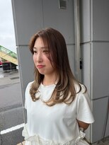 ソアロ(SOARO)&nbsp;ロー顔まわりレイヤーミディアム岐阜フェイスレイヤーカット六条
